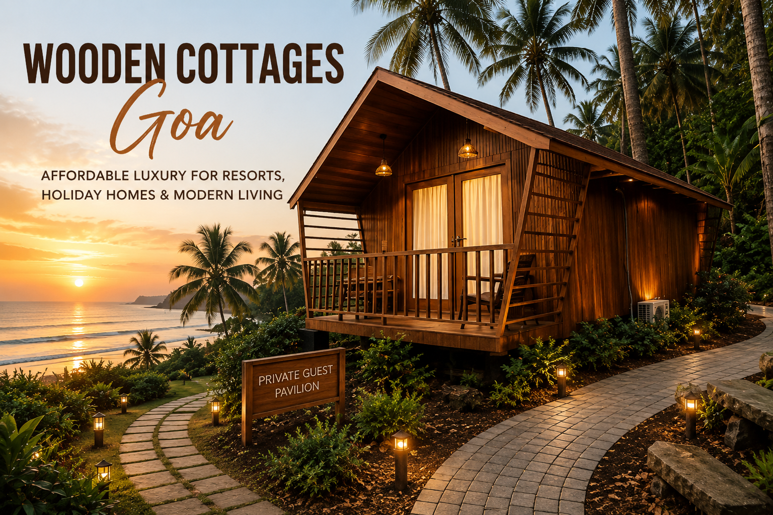 Wooden Cottages in Goa: Affordable Luxury for Resorts, Holiday Homes & Modern Living?